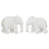 White Marble Elephant Showpieces Home Decor for Living Room, Table, Shelf for Vastu, Feng Shui, Office Decor, Gifting - Image 3